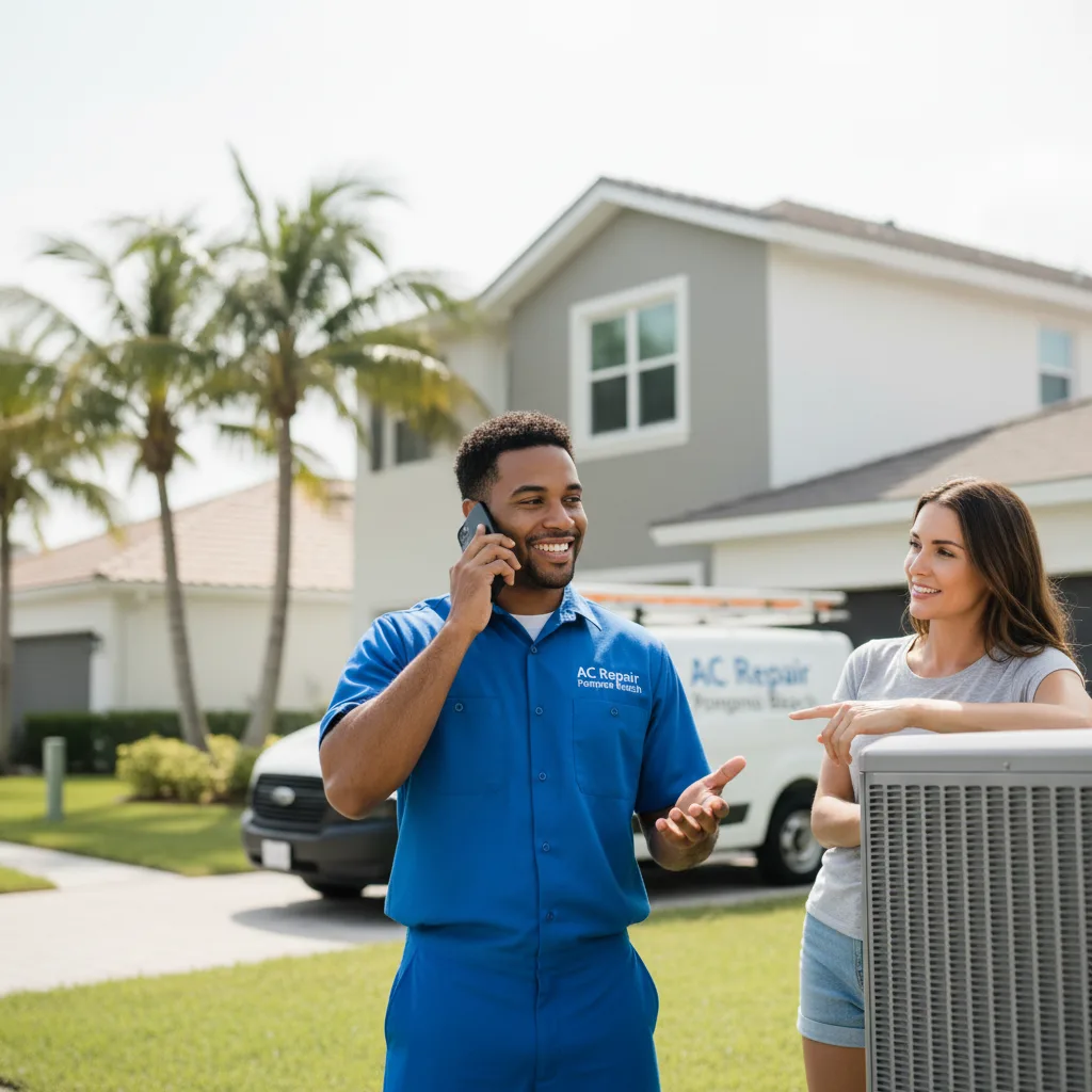 AC Repair Pompano Beach customer support in Sansom Park